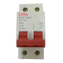 Cầu Dao Tự Động  2 Cực LIOA Dòng Cắt 4,5KA