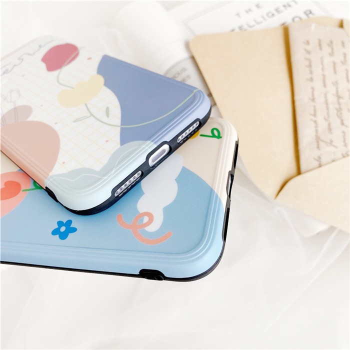 Ốp lưng iphone Hoa Hàn IMD dày dặn viền nổi 5/5s/6/6plus/6s/6splus/7/7plus/8/8plus/x/xr/xs/11/12/pro/max/plus/promax | BigBuy360 - bigbuy360.vn