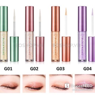 Kẻ mắt nhũ Black Rouge Pearlvely I Glitter