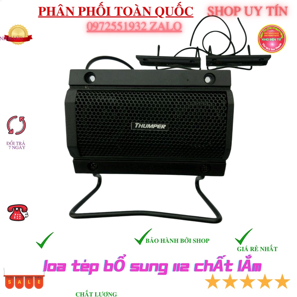 Loa tép rời thạch anh 112 - bổ sung âm tép cho dàn âm thanh nhà bạn - giá 2 chiếc