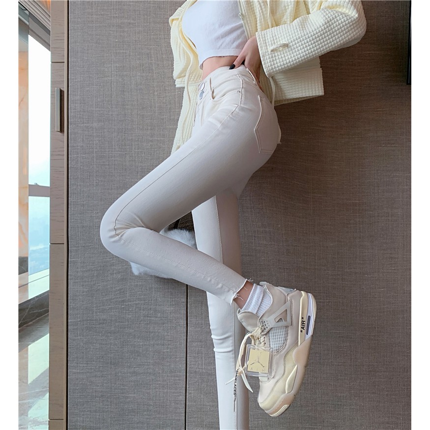 QUẦN JEANS DÁNG ÔM THỜI TRANG NỮ