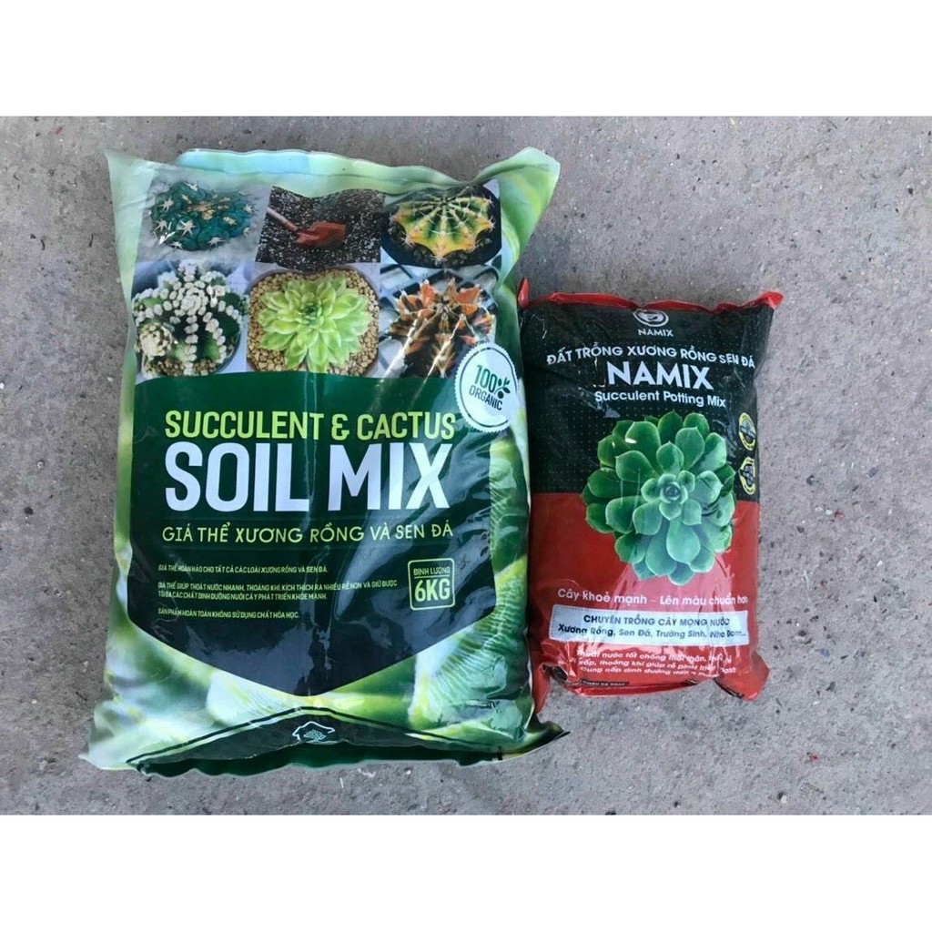 1 kg Giá thể trồng xương rồng, giá thể trồng sen đá Soid MIX ( Mùn hữu cơ có độ ẩm)