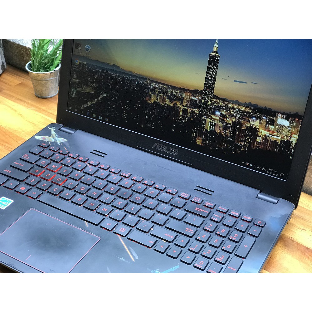 Máy tính xách tay ASUS GL552 GAMING : Core i5-6300H, DDR3 8GB , SSD128G+ 500GB, Ndivia GTX960M, 15.6FHD IPS - likenew