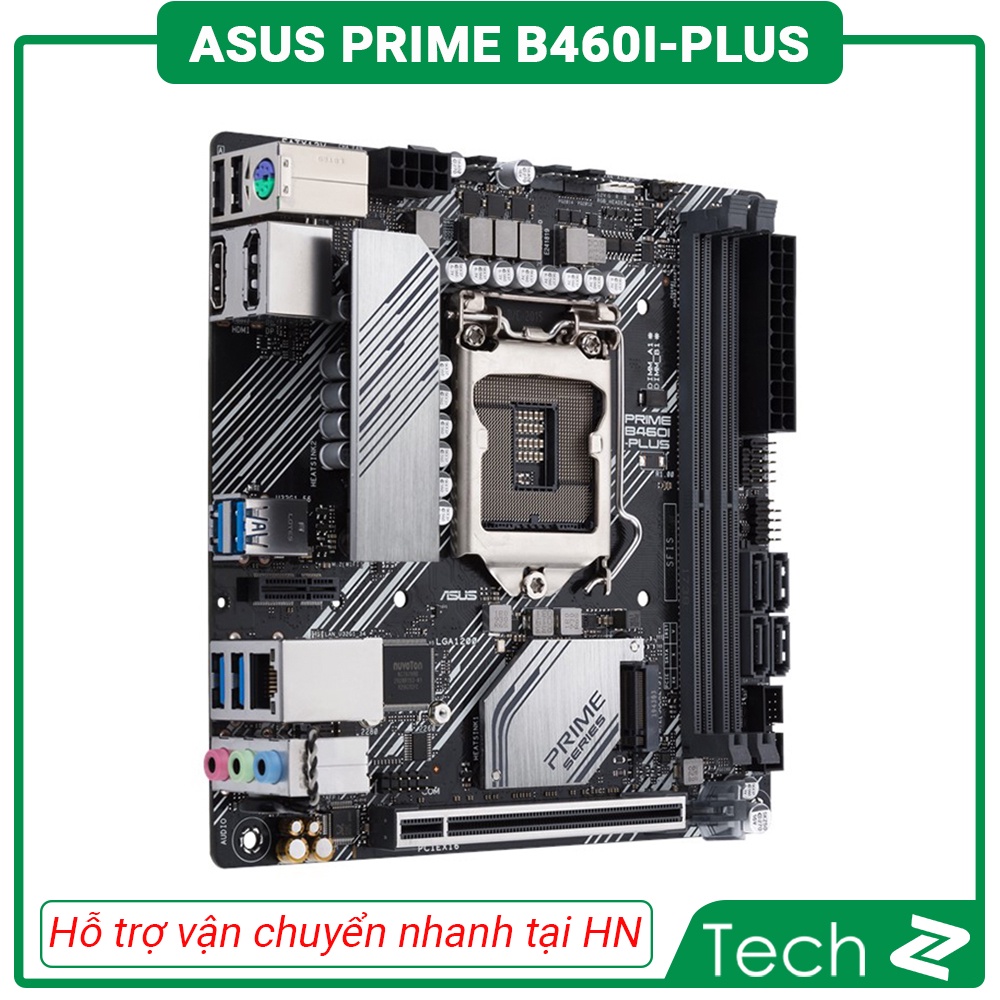 Mainboard ASUS PRIME B460I PLUS (Intel B460, Socket 1200, Mini-ITX, 2 khe Ram DDR4)