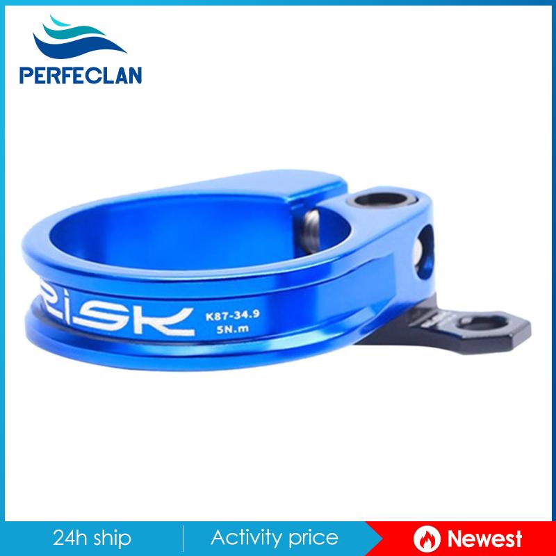 Bicycle Seatpost Clamp Fixed Screw Bike Cable Hose Holder Clip