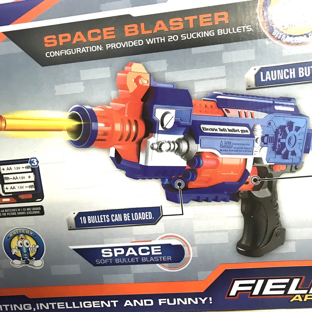 Đồ chơi Blaster liên thanh màu vàng hoặc xanh cho trẻ em