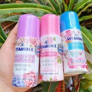 💐💐lăn khử mùi dưỡng trắng da hương nước hoa ar vitamin e whitening roll thái lan / chai 75ml