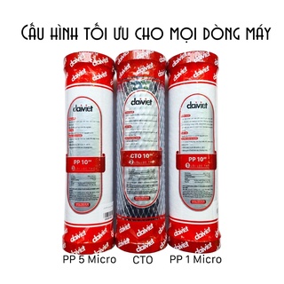 Combo 3 lõi lọc nước Đại Việt, sử dụng được cho mọi máy lọc nước