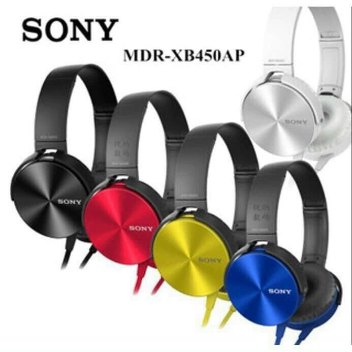 Tai nghe Sony XB 450 BT Full Box dùng cho máy tính laptop điện thoại (TAI NGHE CÓ MIC ĐÀM THOẠI)