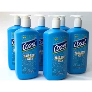Sữa tắm, gội 2 in 1 Coast (Mỹ) 947 ml