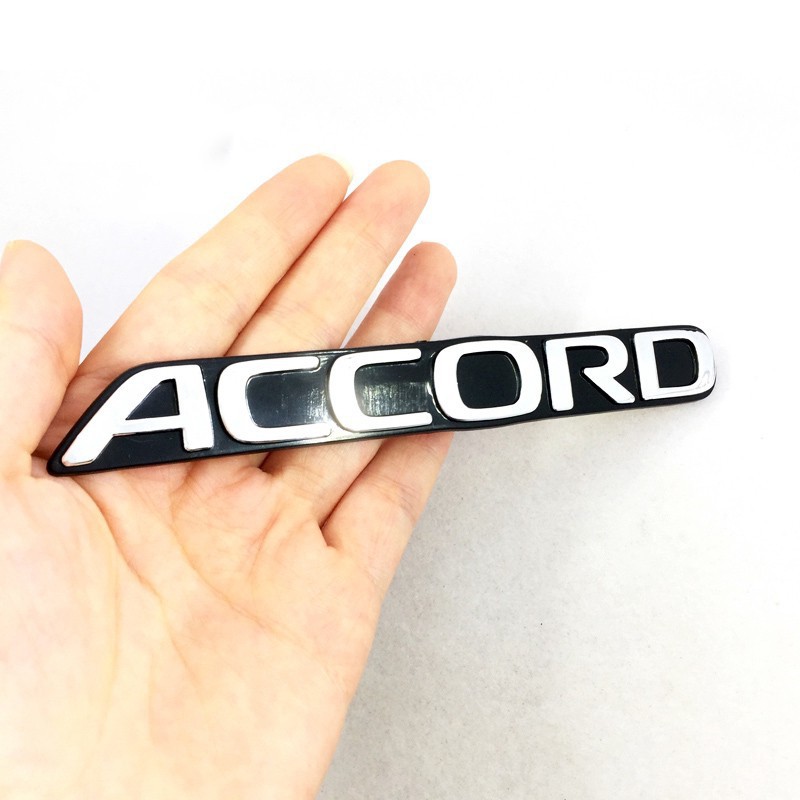 Sticker decal ABS chữ logo Accord trang trí xe hơi cho Honda ACCORD