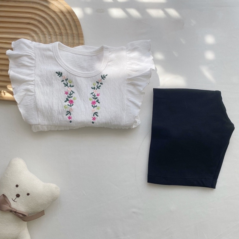 Set áo váy- legging bé gái Beboong siêu đẹp