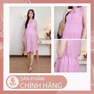 Đầm Bầu Maxi Dáng Xòe REMI Váy Bầu Và Sau Sinh Đầm Bầu Công Sở Dạo Phố Đi Chơi Đều Đẹp Free Size 40kg - 70kg