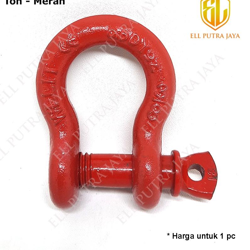 ✣ Ốp Điện Thoại Shackle Omega 3 / 8 Dung Tích 1 Tấn Màu Đỏ Chất Lượng Cao