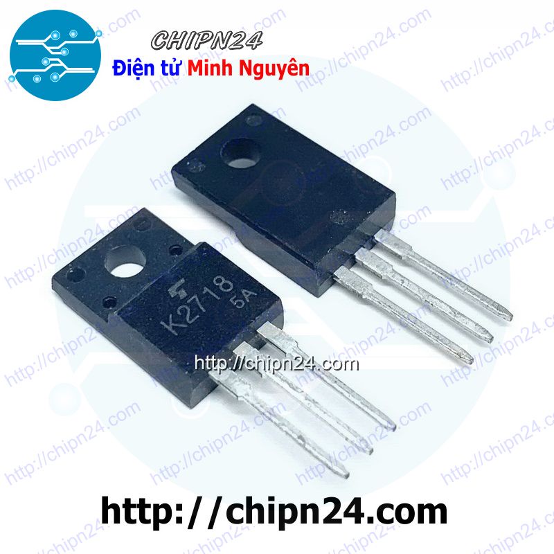[1 CON] Mosfet K2718 TO-220 2.5A 900V Kênh N (2SK2718 2718)