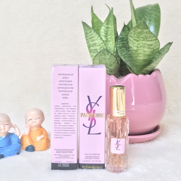 Nước Hoa Mini Nữ YSL 𝗕𝗹𝗮𝗰𝗸 chai 20ml dạng xịt-mẫu 4d- Mùi Ysl ngọt ngào bí ẩn- Nuochoamini20ml
