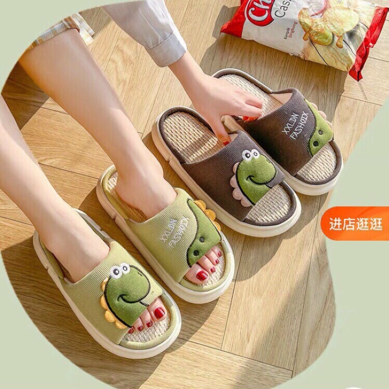 Dép chao lông khủng Long 5 màu sale lỗ 69k-69k