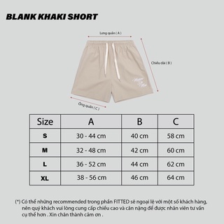 Quần đùi Blank Short - Black