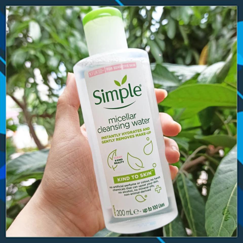 [ SIÊU SALE ]- COMBO LÀM SẠCH SIMPLE  SỮA RỬA MẶT + NƯỚC HOA HỒNG + TẨY TRANG ! | BigBuy360 - bigbuy360.vn