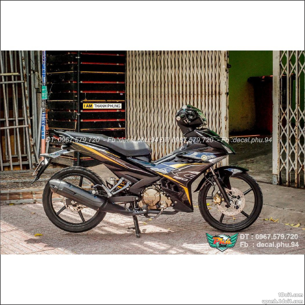 Tem Rời Exciter 150 Rc Cam đen  (J)