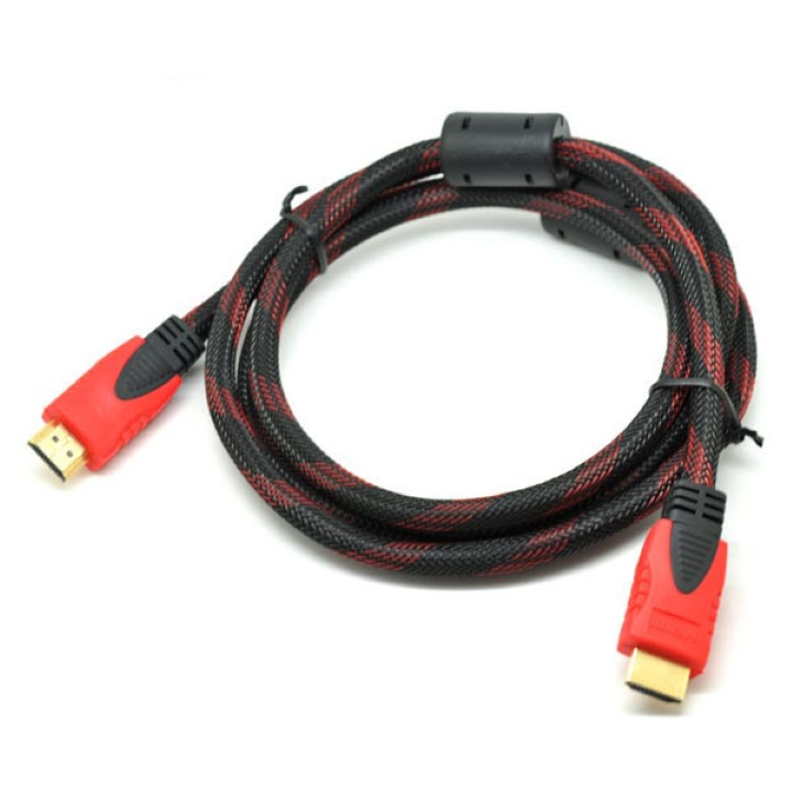 Dây Cáp 2 Đầu Hdmi 3M (Đen Phối Đỏ)