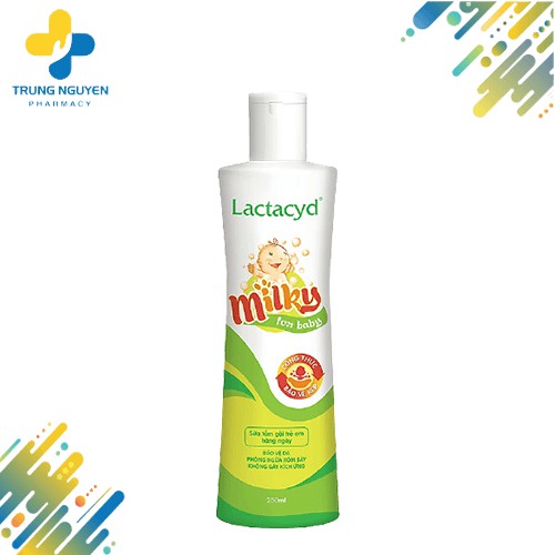 Sữa tắm bảo vệ da, ngừa rôm sẩy, dưỡng da Lactacyd Milky