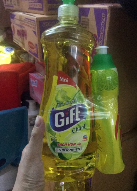 Nước rửa bát GIFT 800g k kèm quà