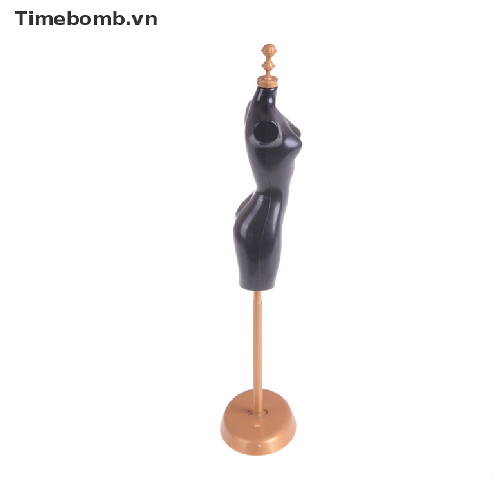 Mô Hình Ma Nơ Canh Màu Đen 25cm Trưng Bày Quần Áo Cho Búp Bê