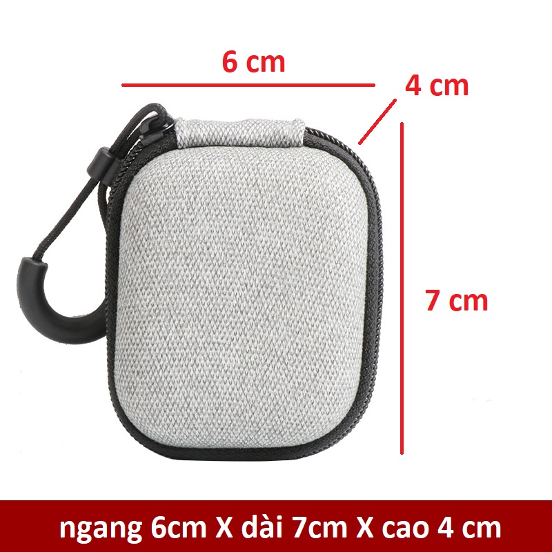 Túi phụ kiện-móc khoá túi mini-túi đựng tai nghe airpods pro