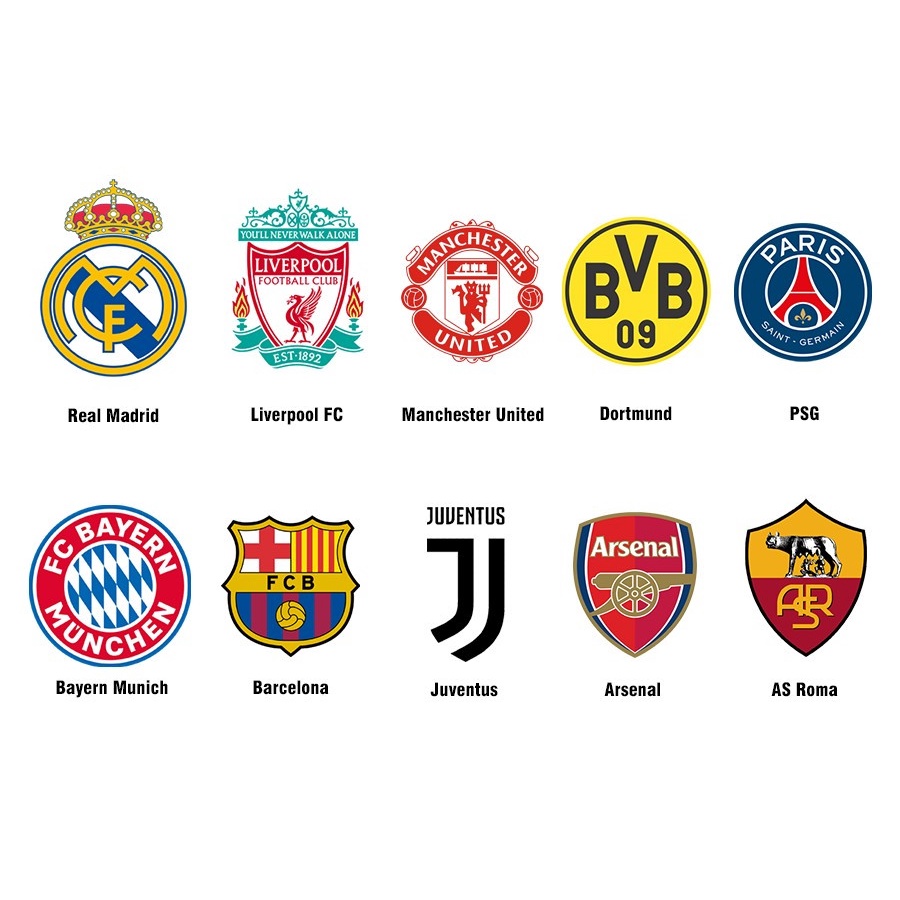 LOGO DECAL IN TAY ÁO ĐÁ BANH MÙA GIẢI NHIỀU LOẠI, IB HÌNH MÌNH CHỌN NHÉ