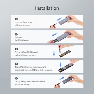 Hộp đựng ổ cứng Orico PRM2-C3 SSD M2