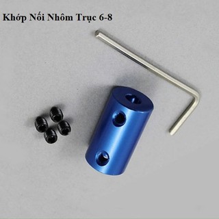 Khớp Nối Nhôm Trục 6-8mm, khớp nối cứng