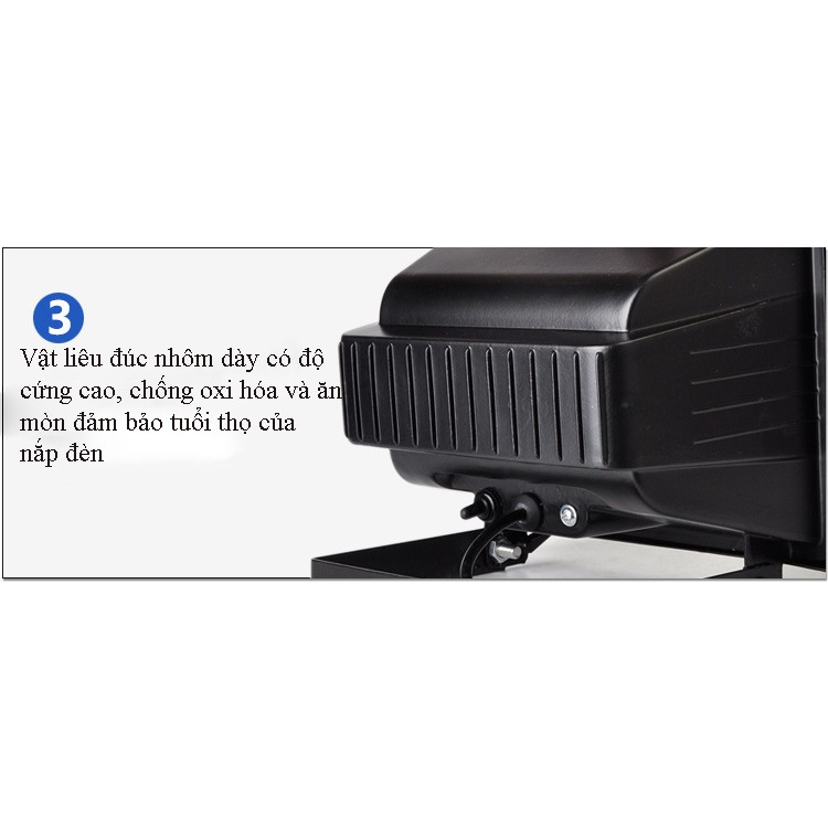 Đèn LED năng lượng mặt trời gồm 2 đèn 40W (tổng 80W) và 1 tấm pin năng lượng 18W HOOREE