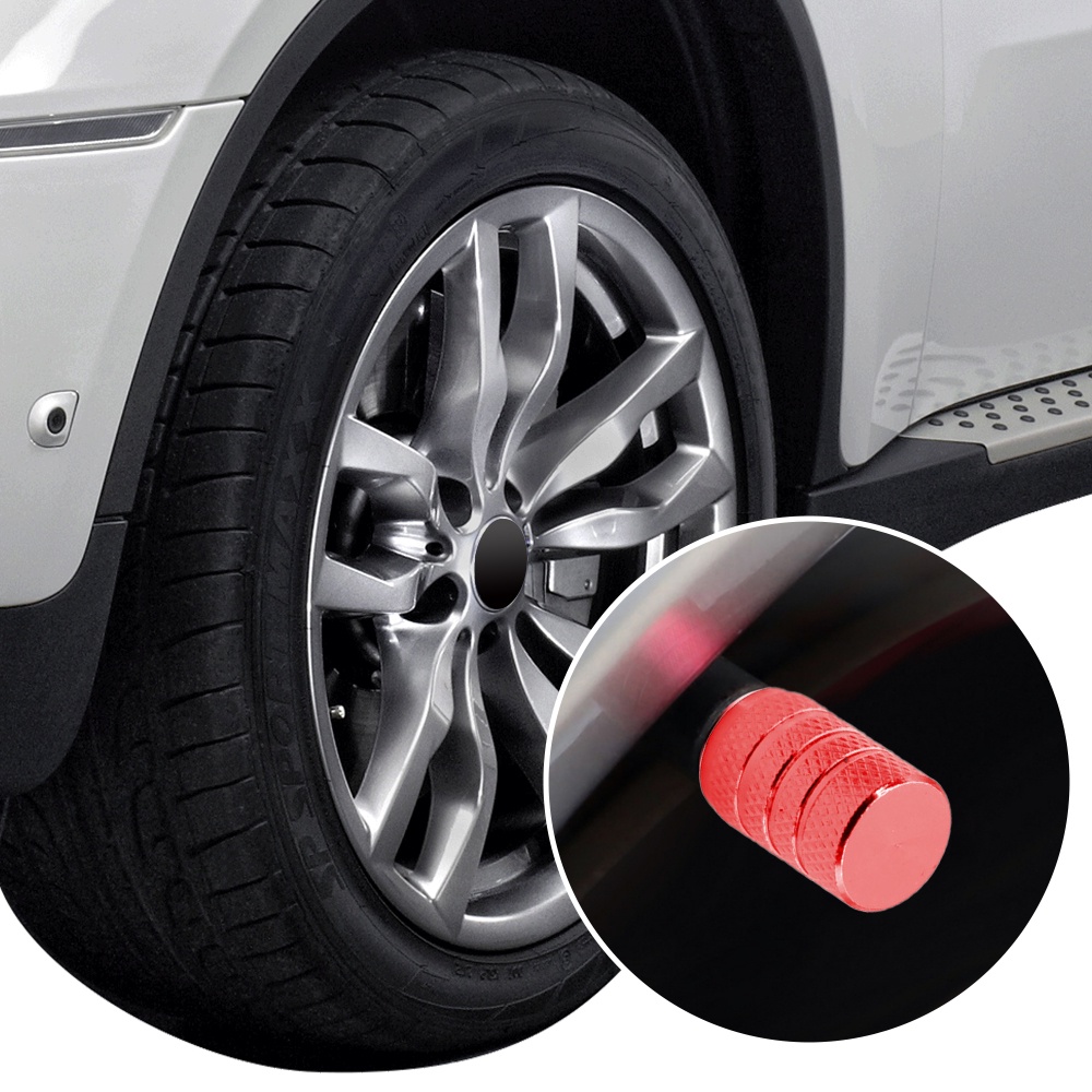 4 Nắp Van Bánh Xe Hơi Bằng Nhôm Chống Bụi