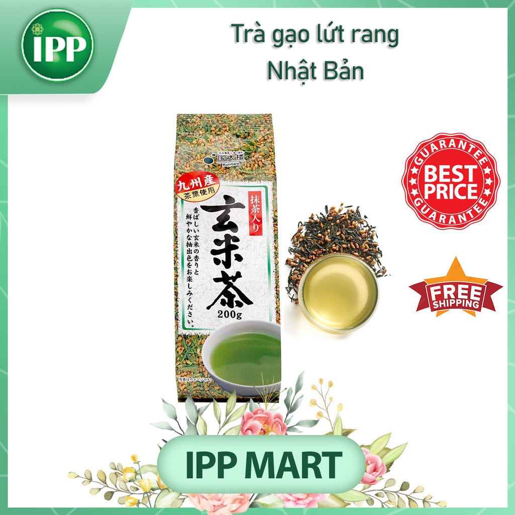 Trà gạo lứt rang 200gr date T12/2023