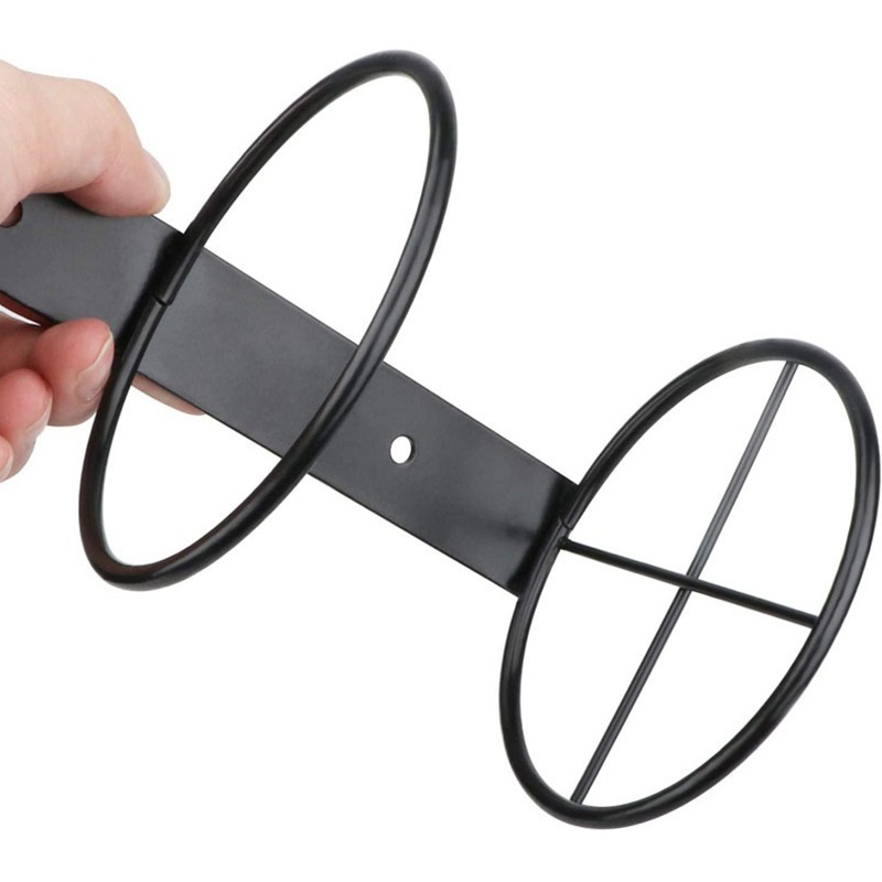 Giá Đỡ Kim Loại Treo Tường Trưng Bày Chai Rượu Sâm Panh