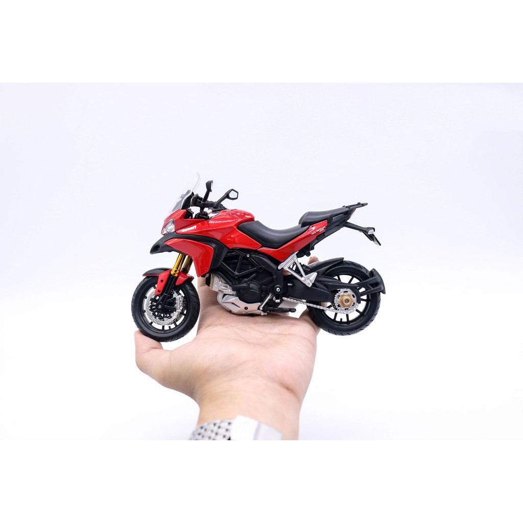 MÔ HÌNH XE MOTO Siêu xe DUCATI MULTISTRADA 1200S - MAISTO tỷ lệ 1:12