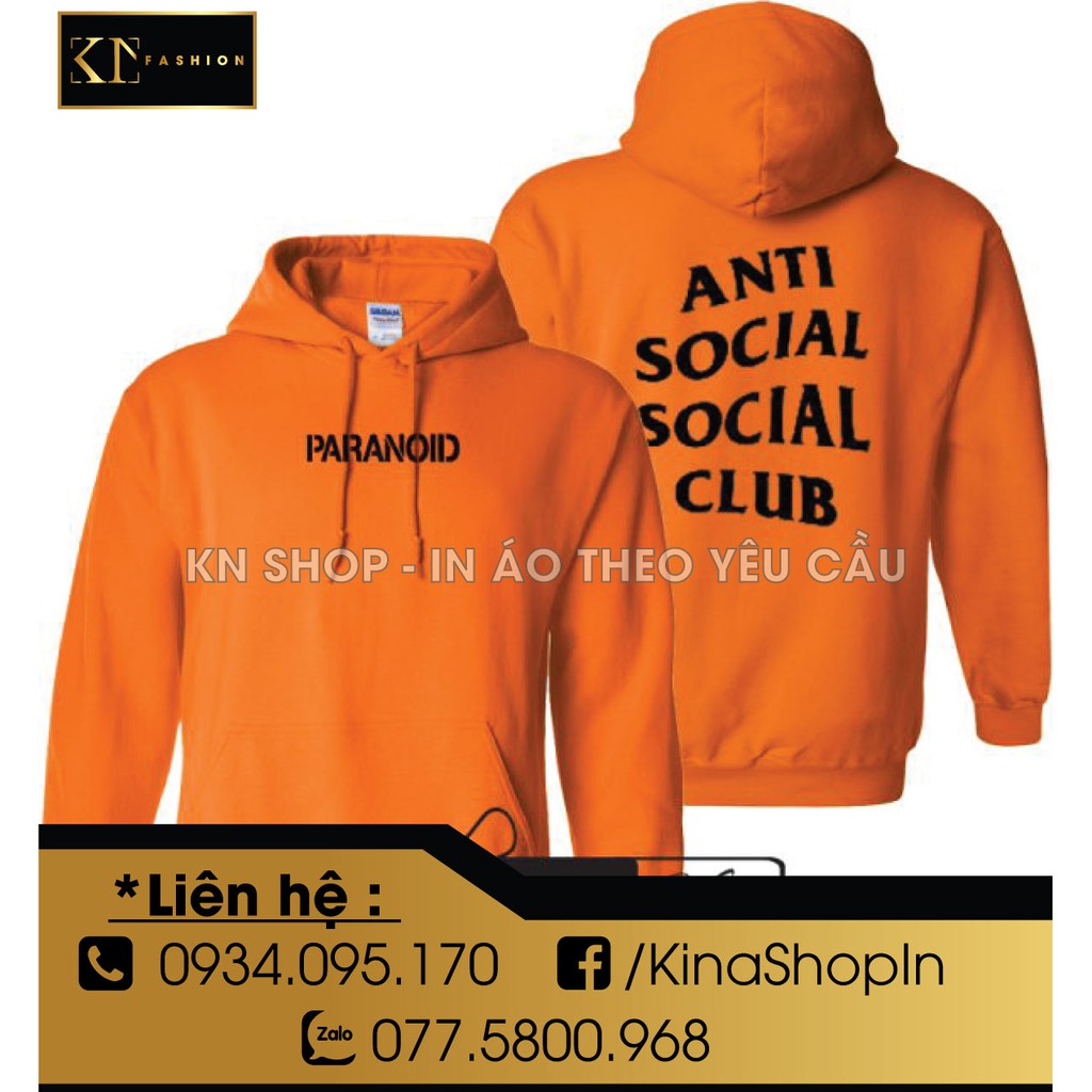 Áo hoodie Anti Social Social Club x Undefeated - Dày mềm mịn | BigBuy360 - bigbuy360.vn