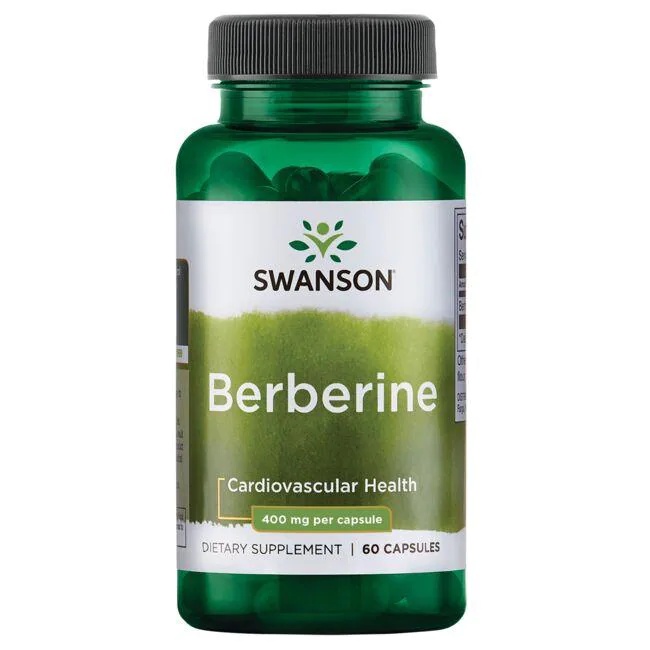 Viên uống Swanson Berberine 400mg 60 viên hỗ trợ kiểm soát đường huyết và cholesterol Cosin Store
