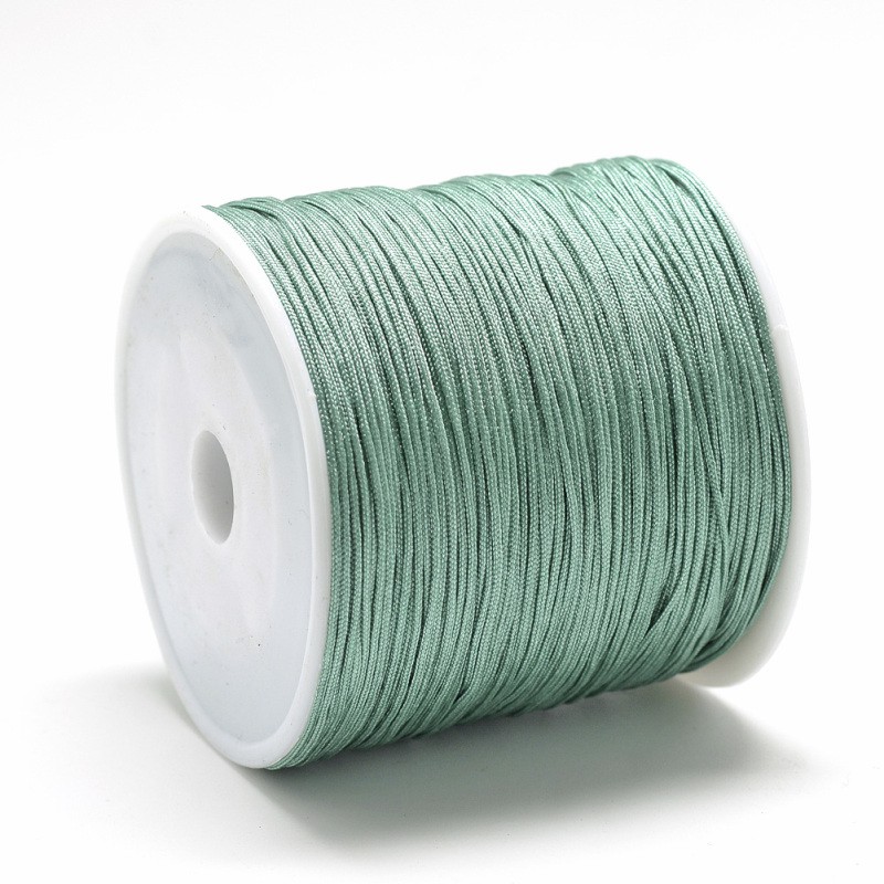 1 Cuộn Dây Nylon Màu Đen Đường Kính 0.8mm Dùng Làm Đồ Trang Sức