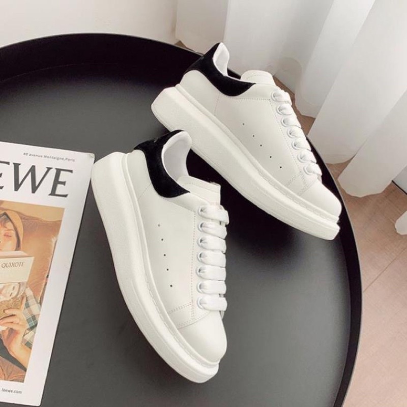 Giày Sneaker Cổ Thấp Mc Queen, Giầy Thể Thao Nam Nữ Trắng Thời Trang Giá Rẻ MCQ