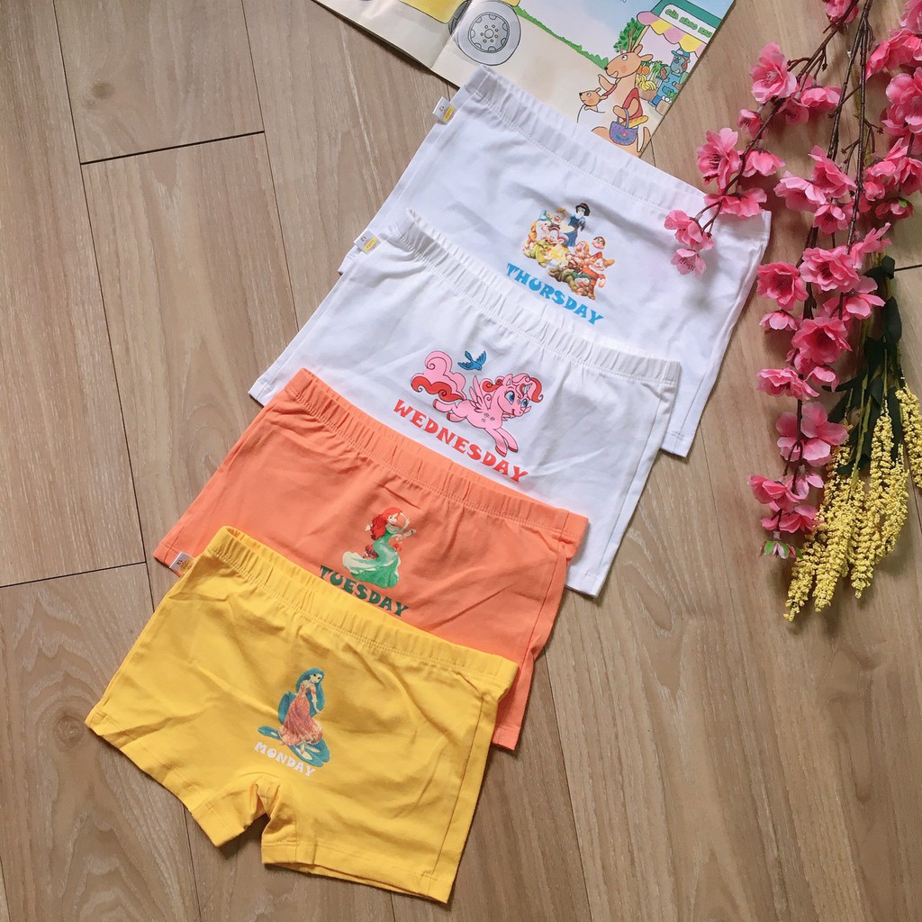 Quần Chip Đùi Bé Gái Size Đại Cotton 4 chiều cao cấp  23-37Kg AL103 -Trang 25 Kids