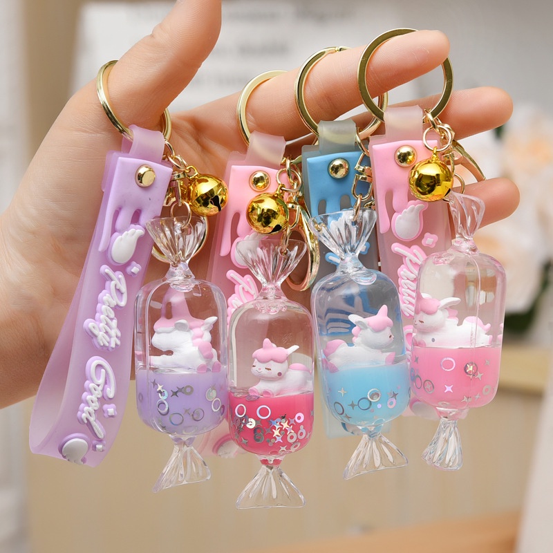 Móc Khóa Hình Kỳ Lân Bằng Acrylic Xinh Xắn
