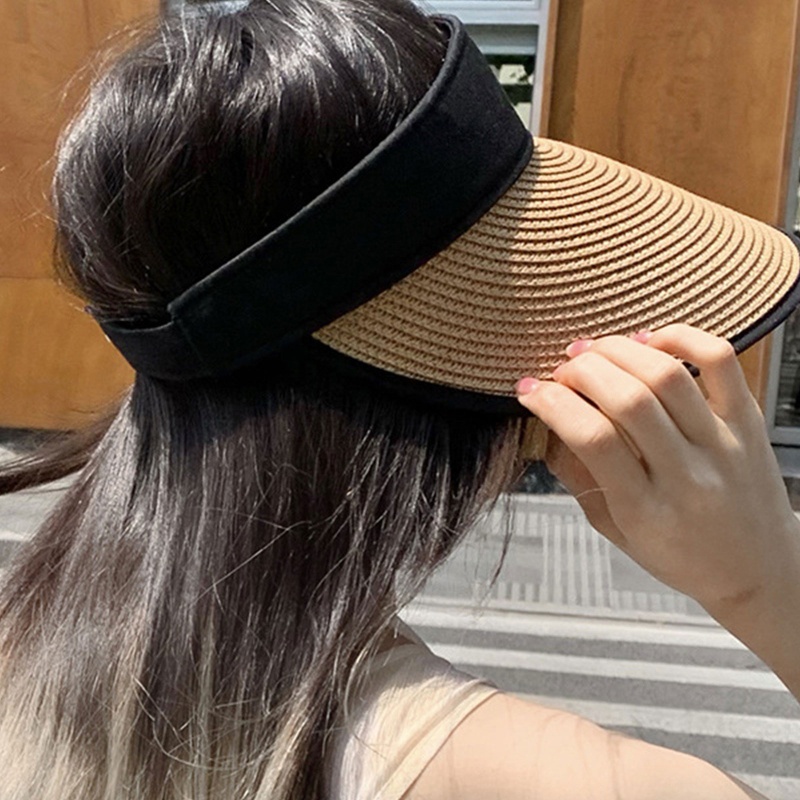 Nón Rộng Vành Hở Chóp Chống Nắng Thời Trang Mùa Hè Phong Cách Hàn Quốc