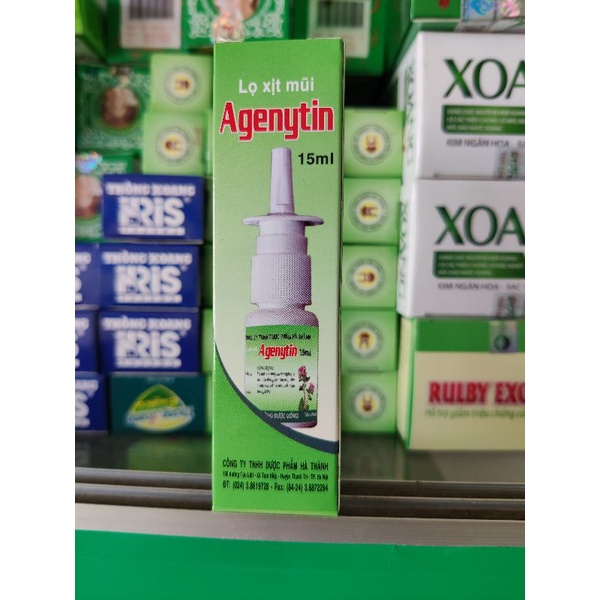 lọ xịt mũi agenytin chai 15ml