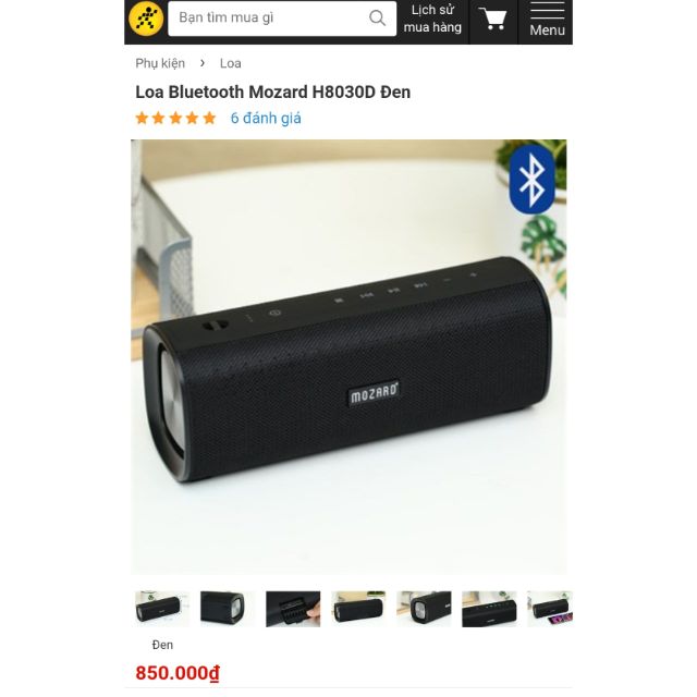 Loa bluetooth Mozard H8030D