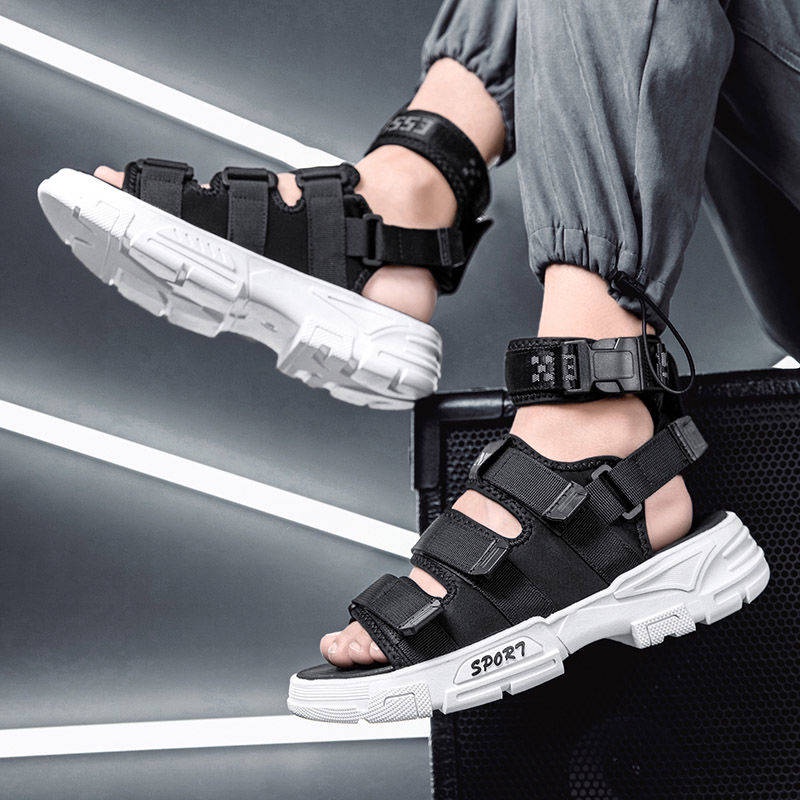 Giày sandal đế dày thời trang mùa hè năm 2021 dành cho nam