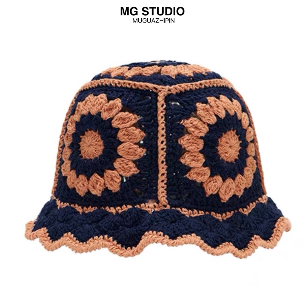 Mũ tai bèo nữ MG STUDIO thủ công xinh xắn thời trang 6 màu tùy chọn