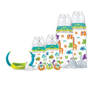 Bình sữa nuk (2 bình x 300 ml + 2 bình x 150ml kèm phụ kiện)