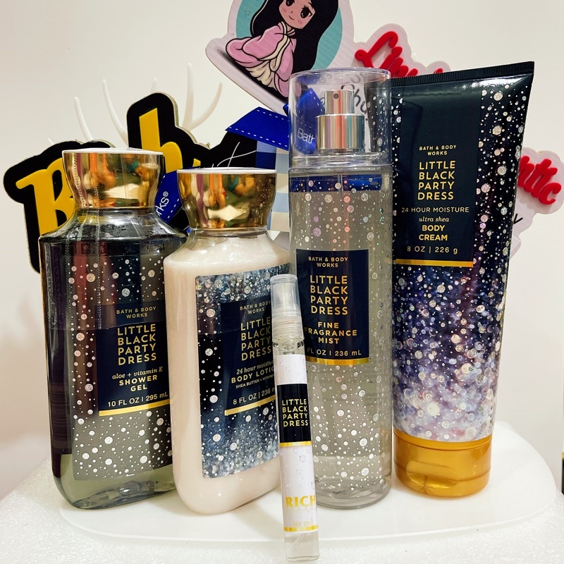 LITTLE BLACK PARTY DRESS- Xịt Thơm Toàn Thân Body Mist Bath &amp; Body Works Usa